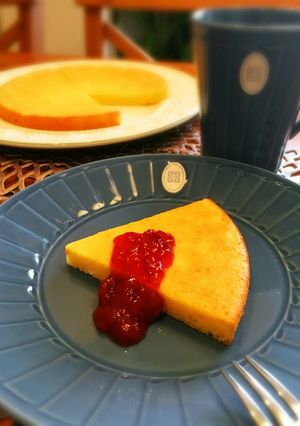 120㌍!ヘルシー★濃厚ヨーグルトケーキ-レシピのメイン写真