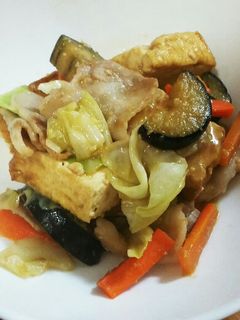 ボリュームたっぷり♥豚肉となすの味噌炒め-レシピのメイン写真