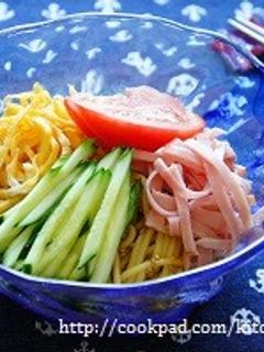 中華風ごま和えのタレで★冷やし中華-レシピのメイン写真