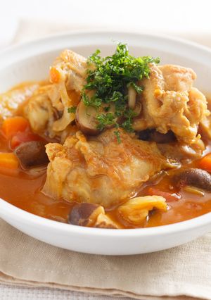 まろやか♪鶏ときのこの塩麹カレー-レシピのメイン写真