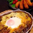 簡単♪残ったカレーで焼きカレー