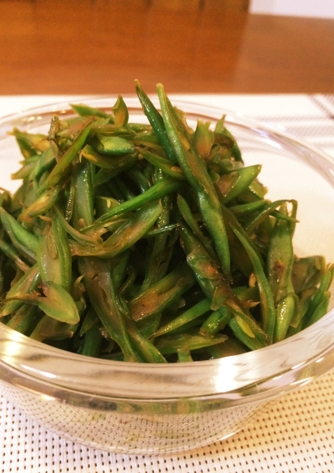 いんげんの醤油炒め♬-レシピのメイン写真