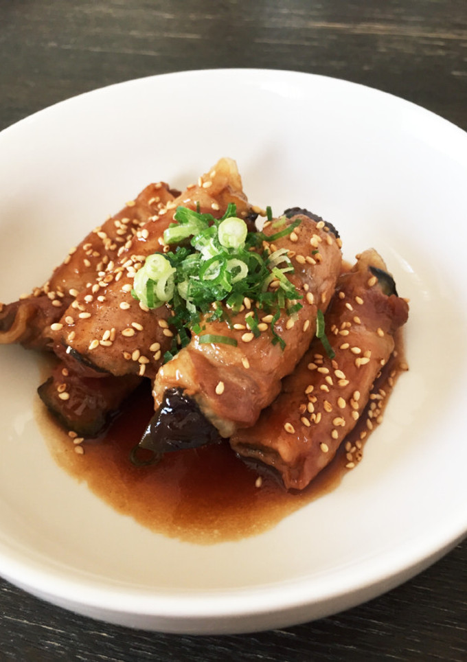 ナスの豚肉巻き☆とろ〜り味噌ダレ-レシピのメイン写真
