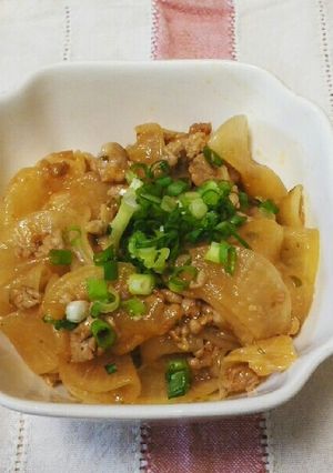 麻婆豆腐の素でつくる麻婆大根-レシピのメイン写真