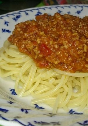 ＦＰ使って時短!大豆入りミートソース-レシピのメイン写真