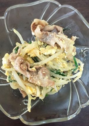 簡単！ニラ玉もやし！-レシピのメイン写真