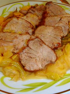 アルザス風豚肉、キャベツとリンゴの煮込み-レシピのメイン写真