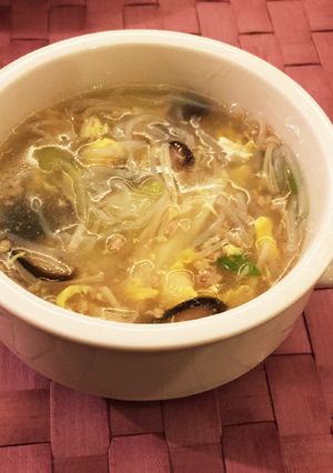 苦手克服お助け②キノコの中華スープ☆-レシピのメイン写真