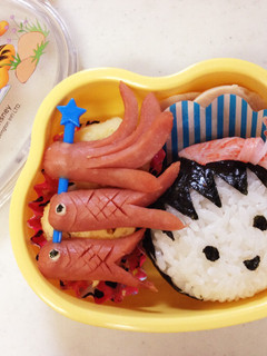 年中弁当4月末 鯉のぼり&おかっぱ娘-レシピのメイン写真