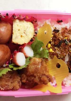 年少弁当5月末-レシピのメイン写真