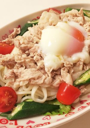 暑い日に！簡単冷やしうどん-レシピのメイン写真