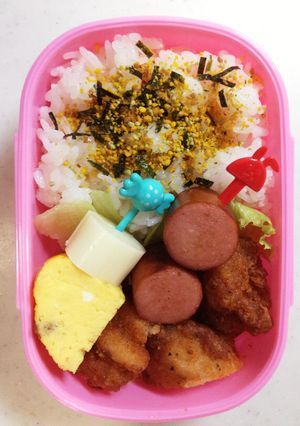年少弁当6月末-レシピのメイン写真