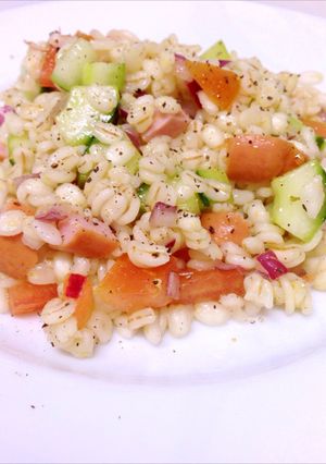 野菜たっぷり！ご飯サラダ-レシピのメイン写真