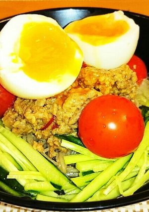 じゃじゃ麺風?ゴマ肉味噌冷麺☺-レシピのメイン写真