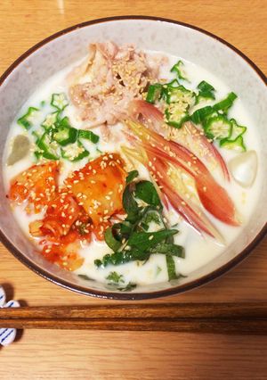 冷やし豆乳うどん-レシピのメイン写真