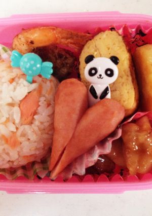 年少弁当10月末-レシピのメイン写真