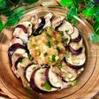 茄子と豚肉の重ね蒸し♡レンジでヘルシー!