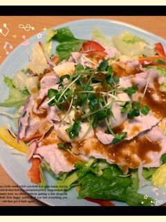 豚冷しゃぶ豆腐サラダ*-レシピのメイン写真