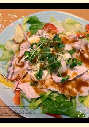 豚冷しゃぶ豆腐サラダ*-レシピのメイン写真