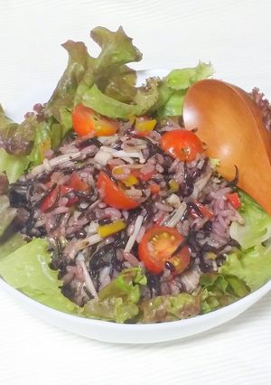 ひじきと野菜の雑穀ライスサラダ-レシピのメイン写真