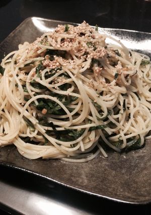 冷製お茶漬けパスタ-レシピのメイン写真