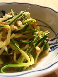 冷やして美味しい!ズッキーニの梅和え-レシピのメイン写真