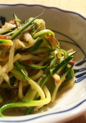 冷やして美味しい！ズッキーニの梅和え-レシピのメイン写真