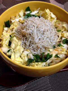 白菜でシャキッとさっぱり!しらす丼-レシピのメイン写真