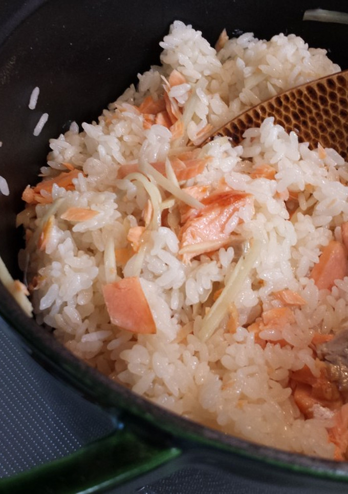 新生姜と塩鮭のご飯-レシピのメイン写真