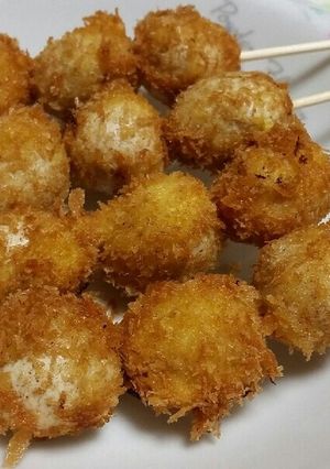 バッター液で簡単♪うずらの串あげ-レシピのメイン写真