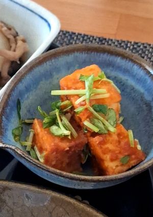 厚揚げのケチャップ味噌炒め-レシピのメイン写真