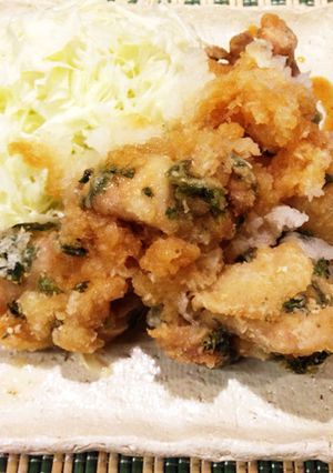 大葉と鶏もも肉の和風唐揚げ-レシピのメイン写真