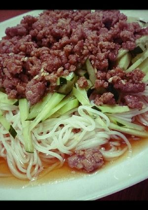 素麺で！ジャージャー麺風-レシピのメイン写真