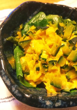 時短！電子レンジで作るかぼちゃサラダ☆-レシピのメイン写真