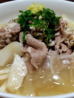 あっさり☆冷た〜い 豚ぶっかけうどん-レシピのメイン写真