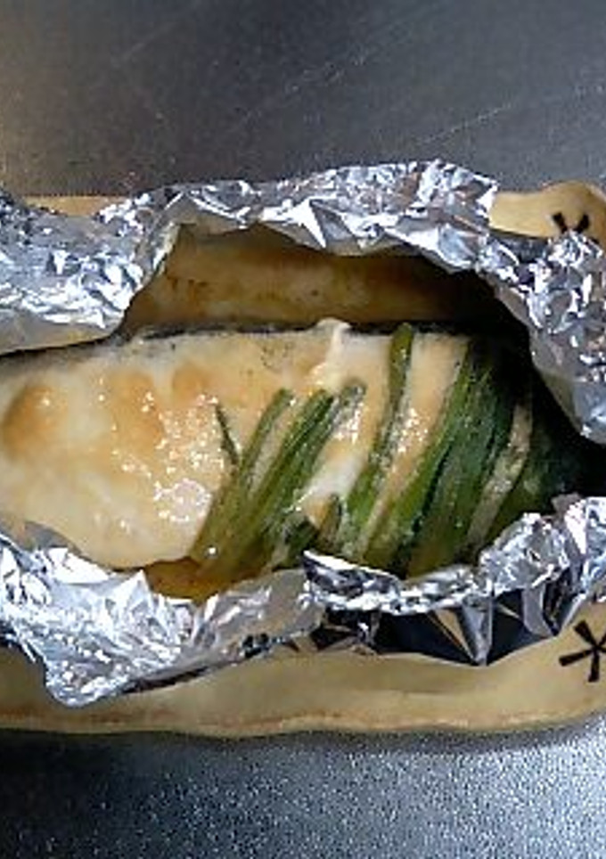 さわらのミソマヨ包み焼き㏌大根-レシピのメイン写真