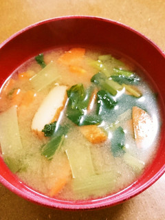 大好き♡さつま揚げのお味噌汁-レシピのメイン写真