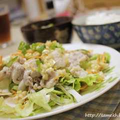 レモン＆ごま油☆簡単冷しゃぶサラダ-レシピのメイン写真