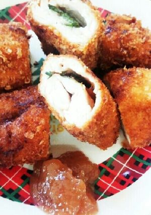 ☆こりゃうんめぇ～梅の鶏ささみフライ☆-レシピのメイン写真