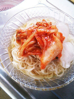 *キムチそうめん*-レシピのメイン写真
