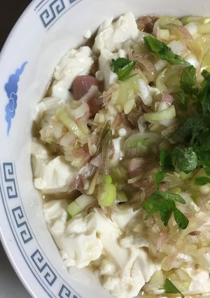 レンチンアツアツご飯×豆腐×薬味丼-レシピのメイン写真