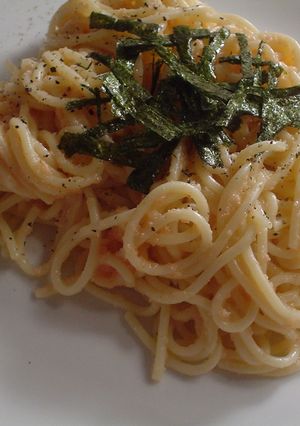 うまかもん好きのためのたらこスパゲティ-レシピのメイン写真