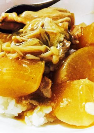 大根と豚肉のあんかけ-レシピのメイン写真