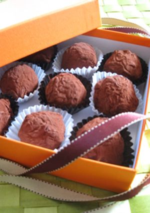 市販品活用！オレンジトリュフチョコレート-レシピのメイン写真