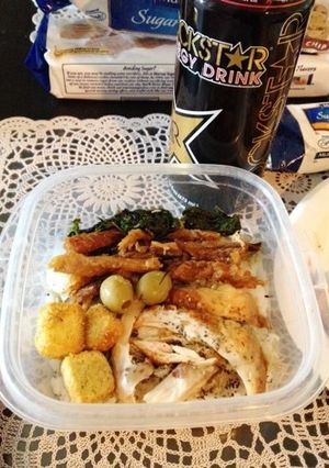 チキンと干しダラのお弁当♡ゆかり風味♪-レシピのメイン写真