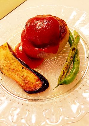 玉ねぎの肉詰め-レシピのメイン写真