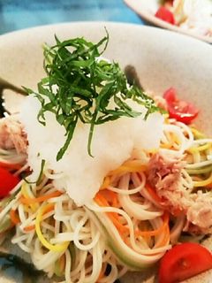 サラダそうめん-レシピのメイン写真