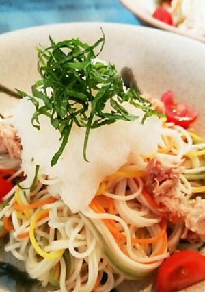 サラダそうめん-レシピのメイン写真