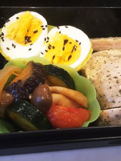 夏野菜とキノコのカレー炒め-レシピのメイン写真