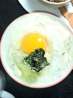 素麺のトロロ玉子のぶっかけ-レシピのメイン写真